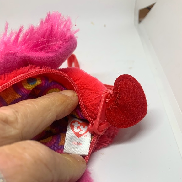 2018 Ty Gear Gilda Flamingo wrist coin purse - Picture 4 of 5